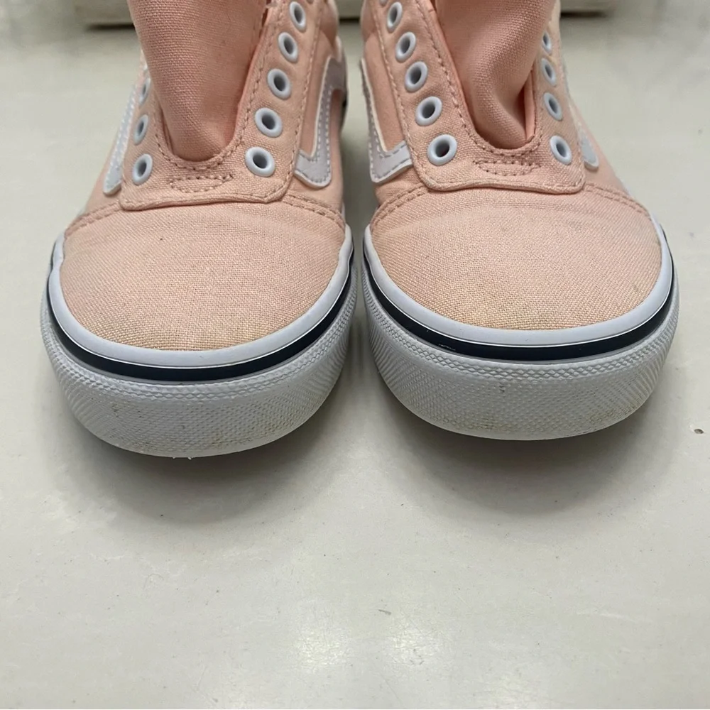 Vans Ward Low Top Sneakers Youth‎ Missy Size 13 Peach Apricot Pink